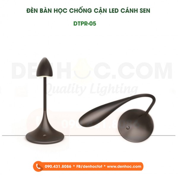 Đèn bàn PR 05 với thân đèn mềm tiện dụng thay đổi góc chiếu sáng linh hoạt