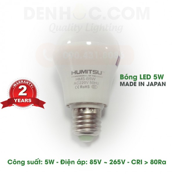 Bóng LED Nhật Bản cao cấp 5W