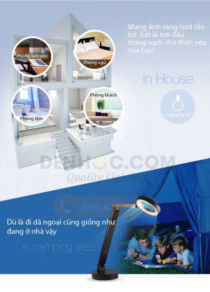 Đèn bàn Hàn Quốc Cogy phù hợp cho mọi không gian