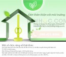 Đèn bàn Hàn Quốc Cogy không độc hại cho môi trường