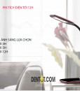 đèn bàn tích điện DTQF1504 pin có thể sử dụng tới 12h