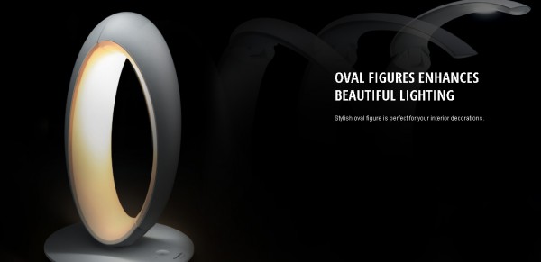 Thiết kế Oval của đèn Panasonic LE530