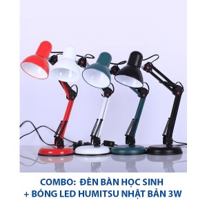 Đèn bàn học sinh bóng LED NHẬT BẢN HUMITSU DTKT800-H3W